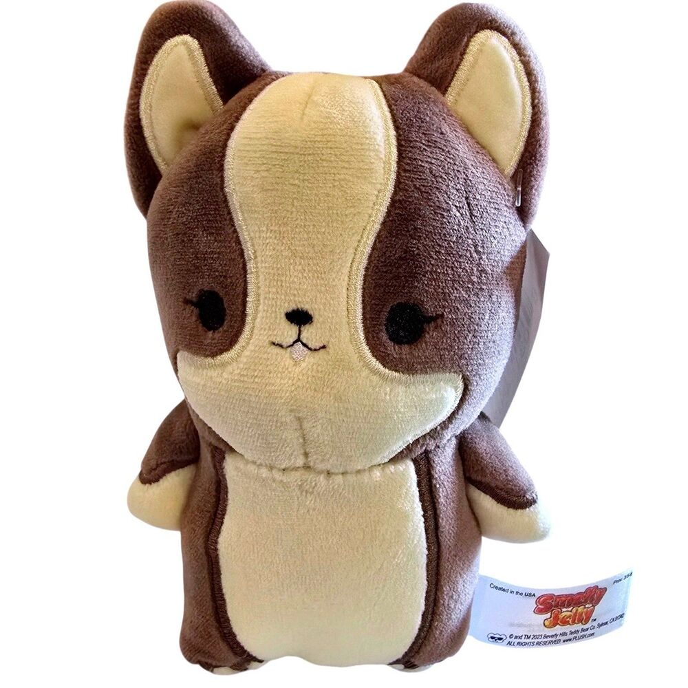 Beverly Hills Teddy Bear Smelly Jelly Boston Cream Terrier Dog Scented Plush 5"
